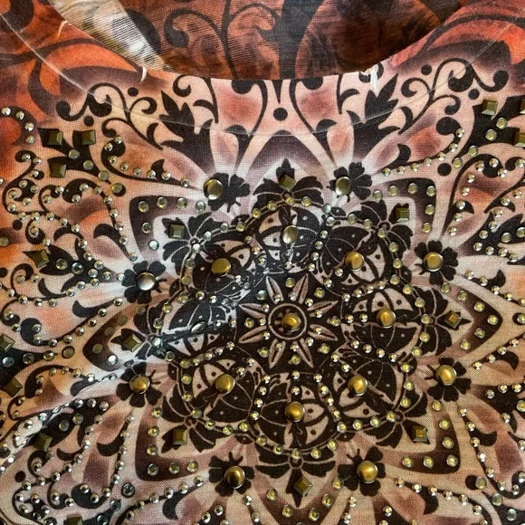 Vintage Daytrip Burnout Rhinestone Tops from The Buckle bundle lot size small - Picture 9 of 10